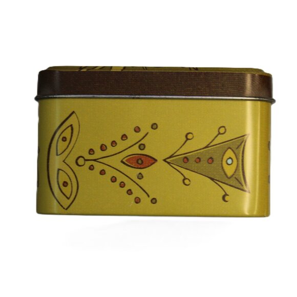 Vintage Fossil Watch Tin - Peacock & Tree Design - Collectible Storage Box - Picture 4 of 7